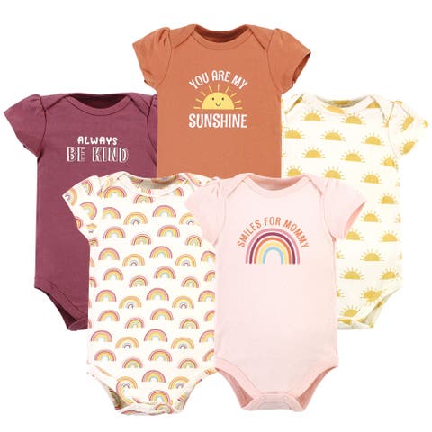 Cotton Bodysuits 5-Pack (Baby)