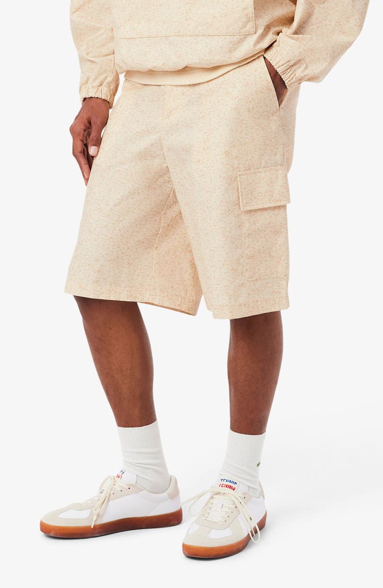 Lacoste Cotton Bermuda Shorts, Alternate, color, Naturel Clair