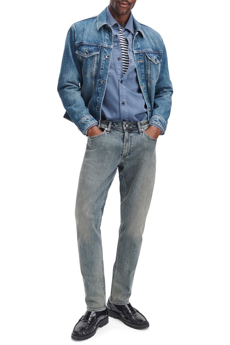 Fit 3 Slim Straight Leg Jeans, Alternate, color, ROCKLEIGH