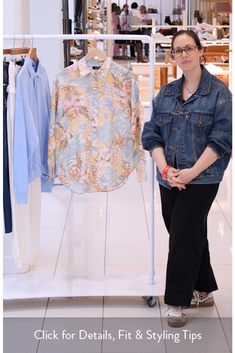 Floral Print Linen Shirt video