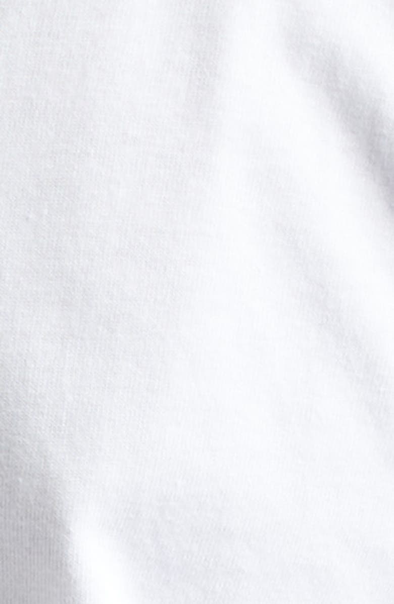 Comme des Garçons Girl Belted Peplum V-Neck T-Shirt, Alternate, color,