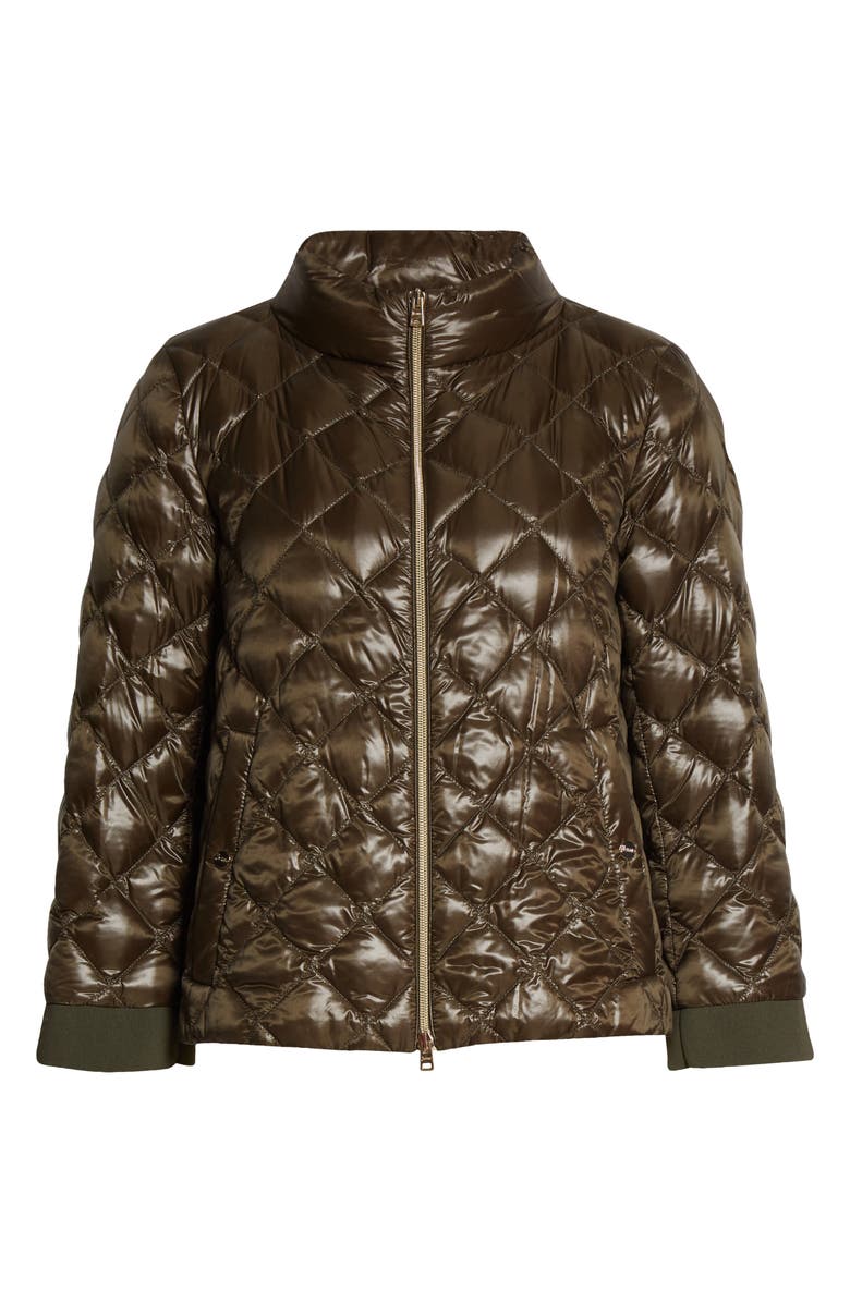 Herno Diamond Quilted Ultralight Down Bomber Jacket, Alternate, color,