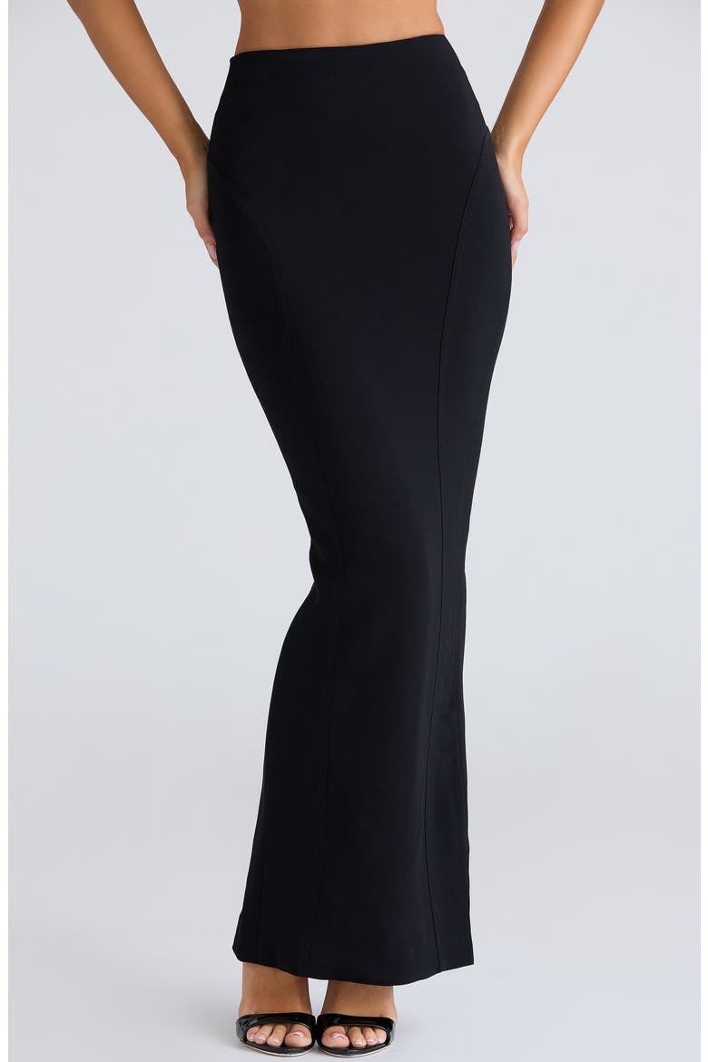 The Midi Skirt, Main, color, BLACK