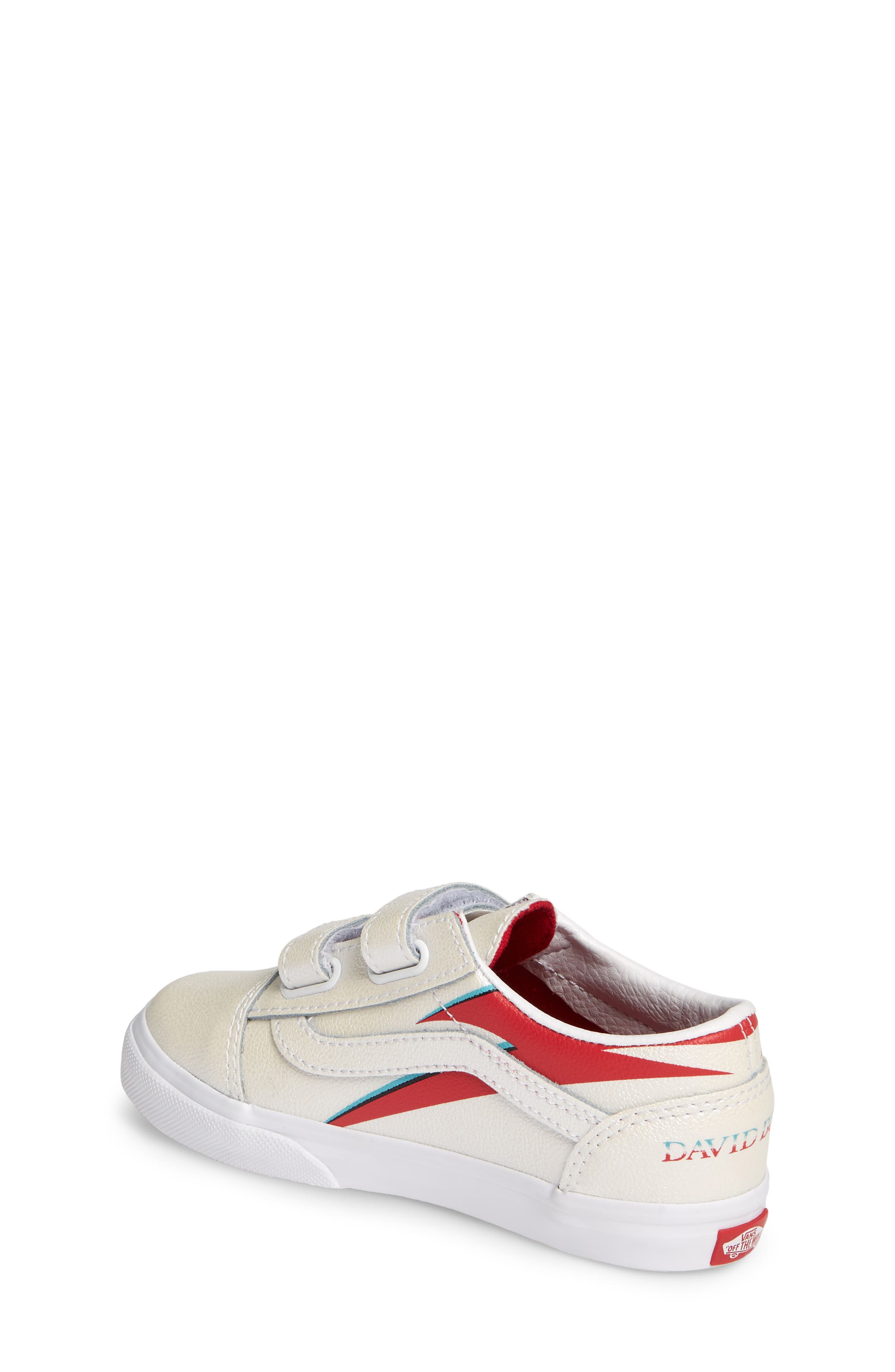 Kids' Old Skool V Sneaker, Alternate, color, ALADDIN SANE/ TRUE WHITE