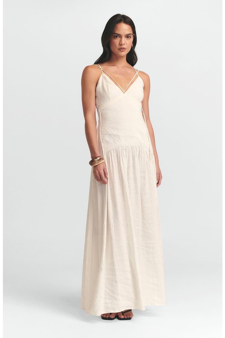 Paris Maxi Dress, Alternate, color, Ivory