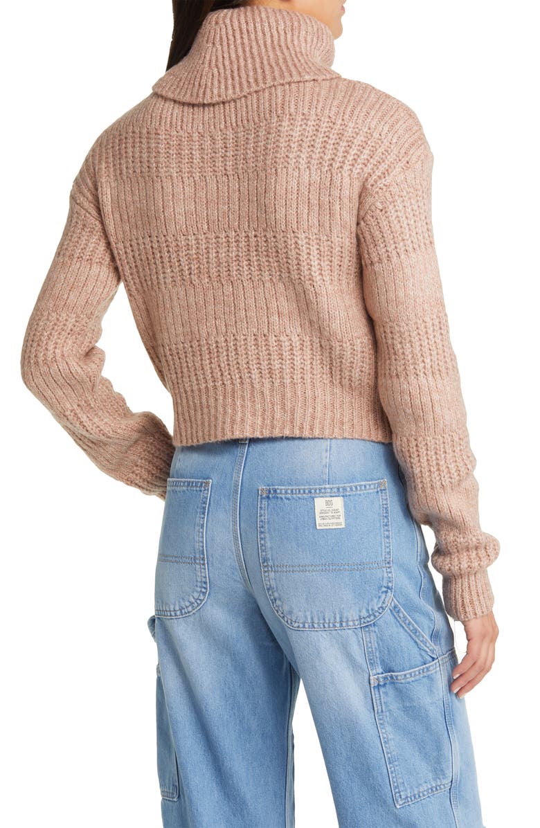 BDG Urban Outfitters Roll Neck Rib Crop Sweater | Nordstromrack