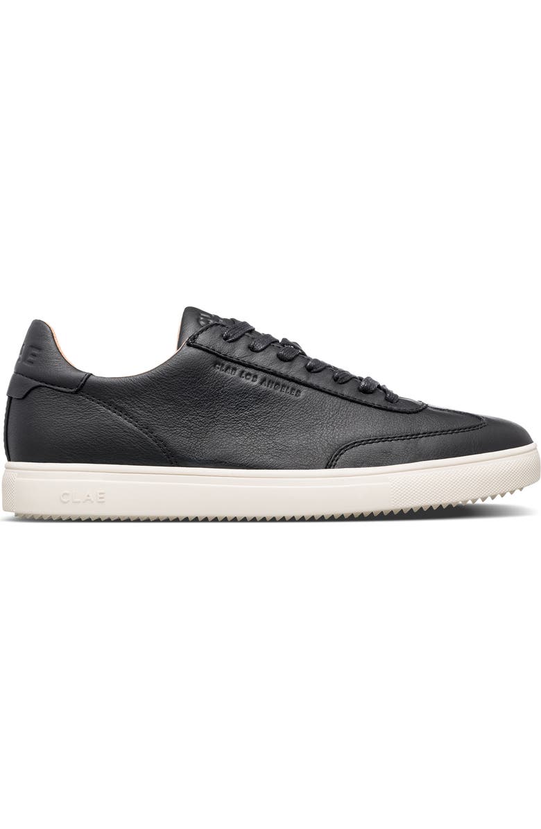 CLAE Deane Sneaker, Alternate, color, Black Milled Leather