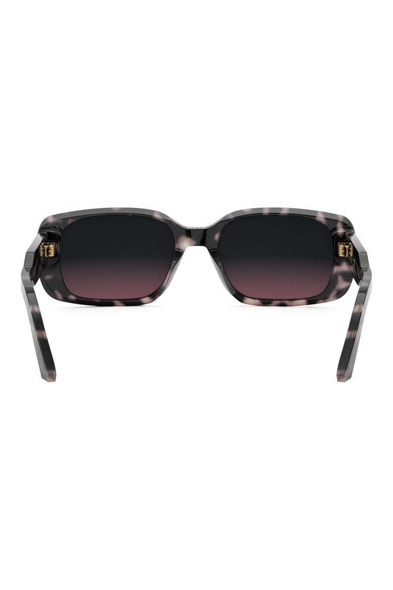 'DiorSignature S12I Rectangular Sunglasses, Alternate, color, HAVANA/ OTHER / GRADIENT BROWN