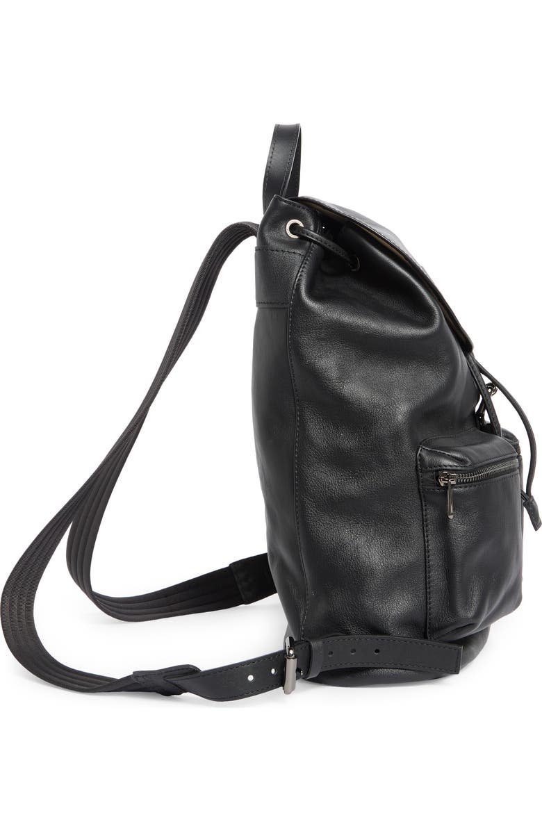Longchamp LC3D Medium Leather Backpack, Alternate, color, Black