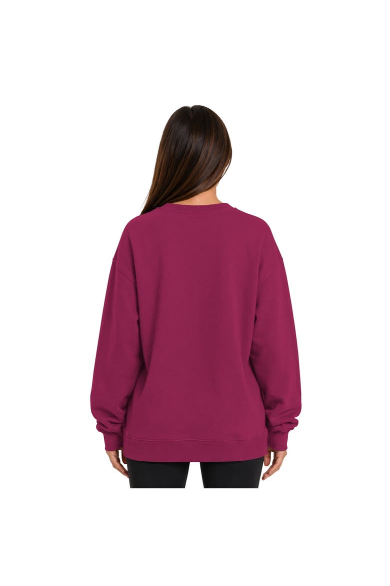 Women's Starter  Maroon Washington Commanders Athleisure Oversized Fleece Sweatshirt, Alternate, color, Maroon