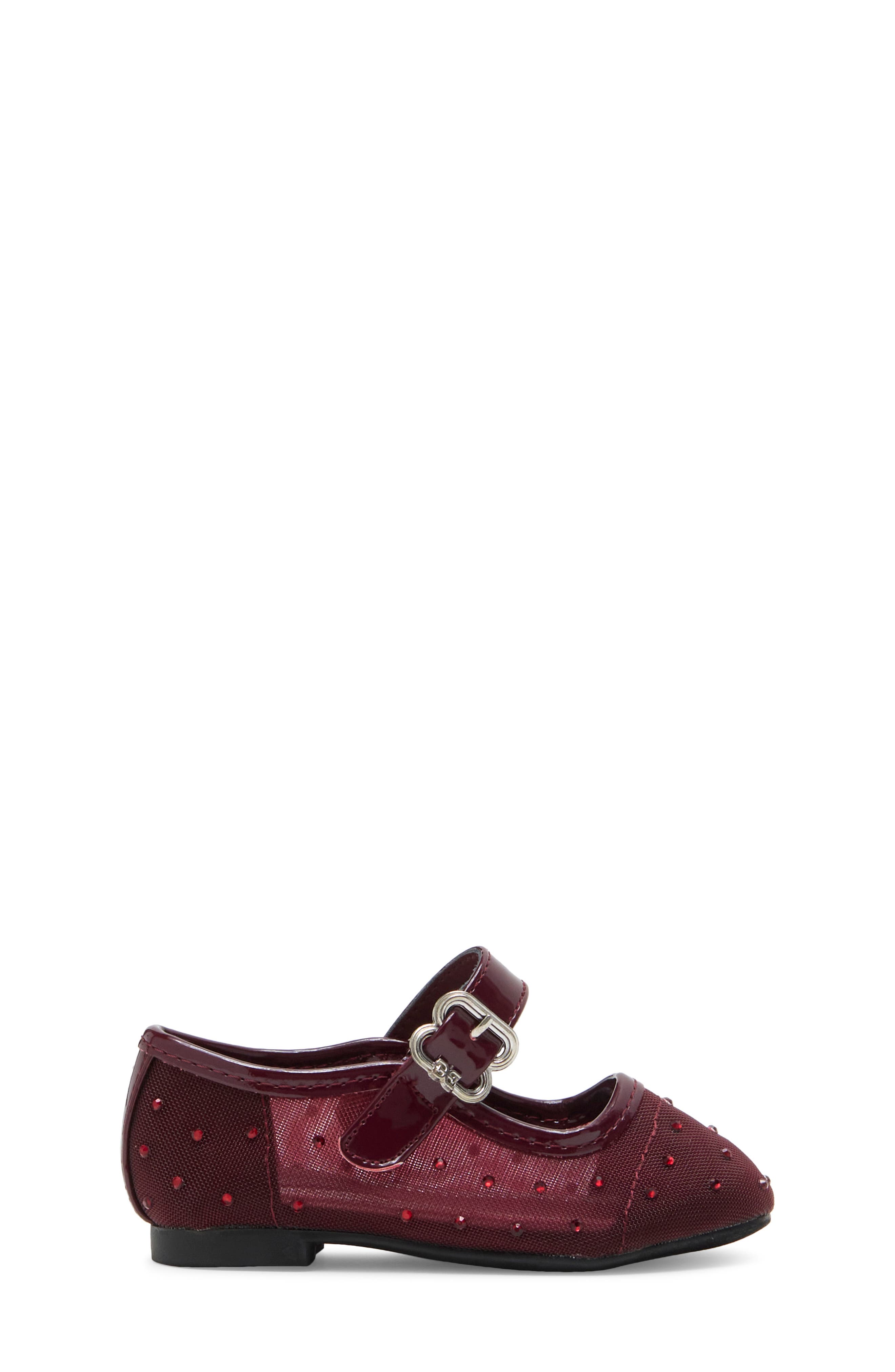 Kids' Maeve Shine Mary Jane Flat, Alternate, color, MAROON
