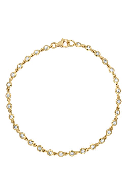 Bony Levy Monaco Diamond Line Bracelet In Gold