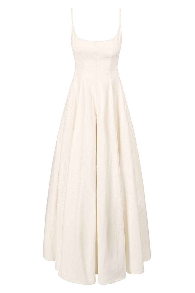 Joy Cotton Blend Maxi Dress, Alternate, color, IVORY