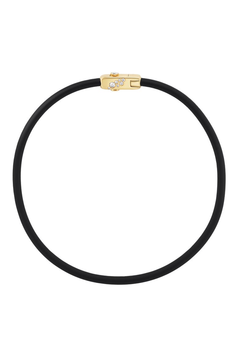 Carbon Torque Diamond Necklace, Main, color, YELLOW GOLD