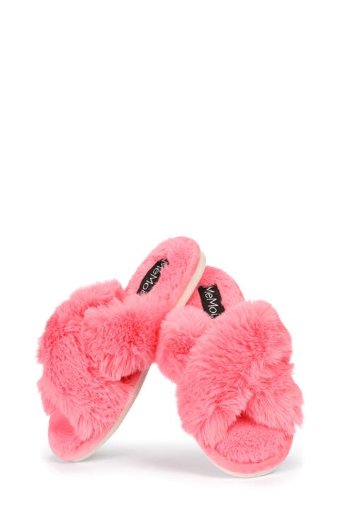 Beverly Faux Fur Memory Foam Slipper (Women)