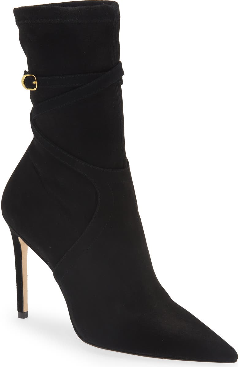 Stuart Weitzman Stuart 100 Belted Bootie, Main, color,