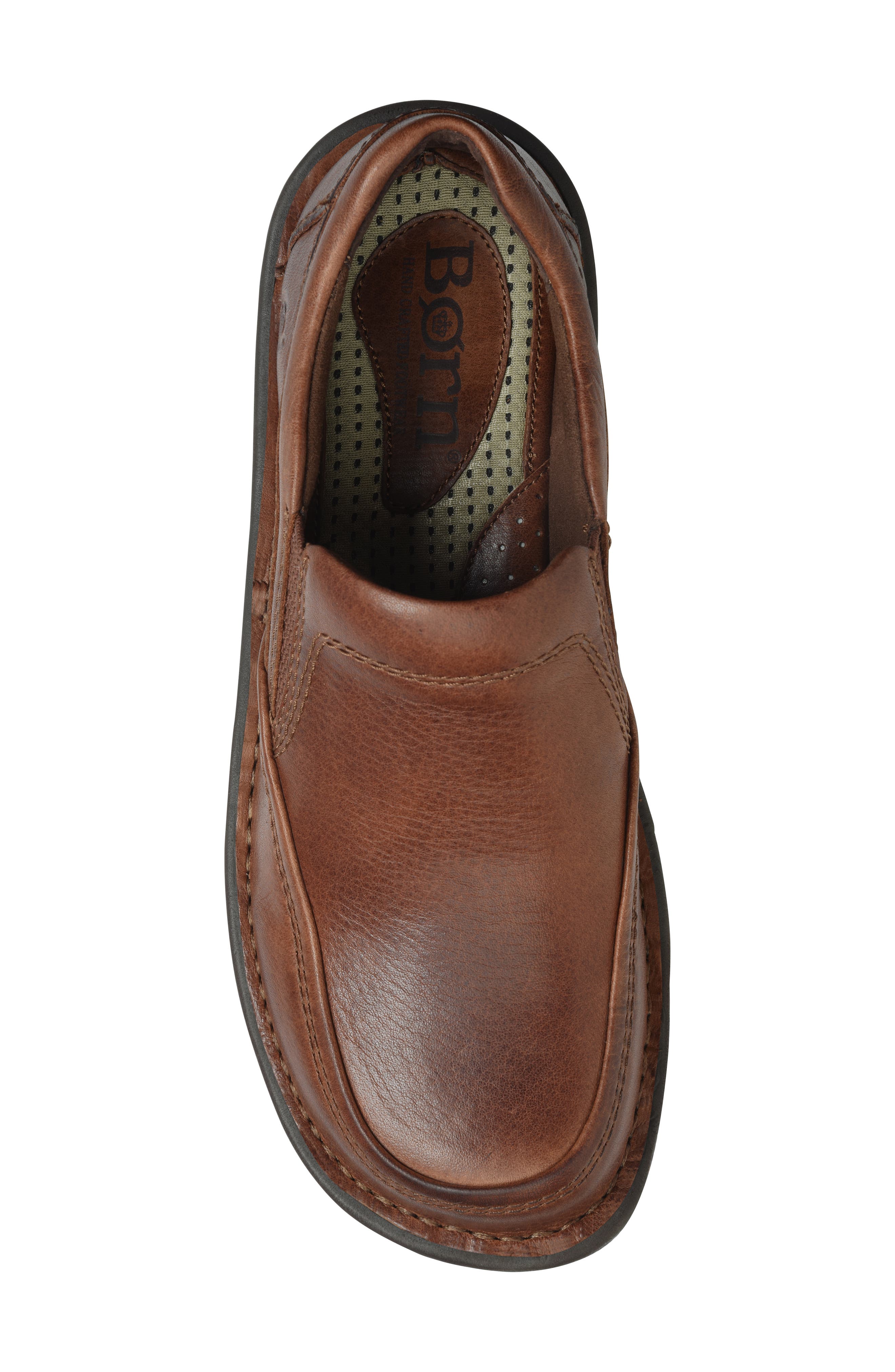 Børn 'Blast II' Slip-On, Alternate, color, Dark Tan Leather