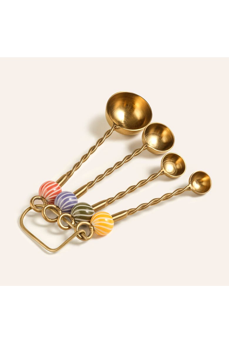 Rampur Set of 4 Steel Measuring Cup Kitchen Essential, Alternate, color, Metallic Gold