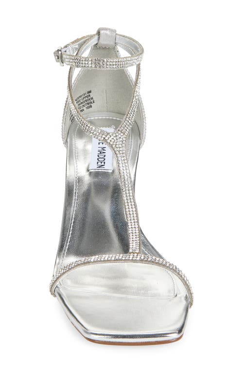 Steve Madden Mayzie T-strap Sandal In Silver