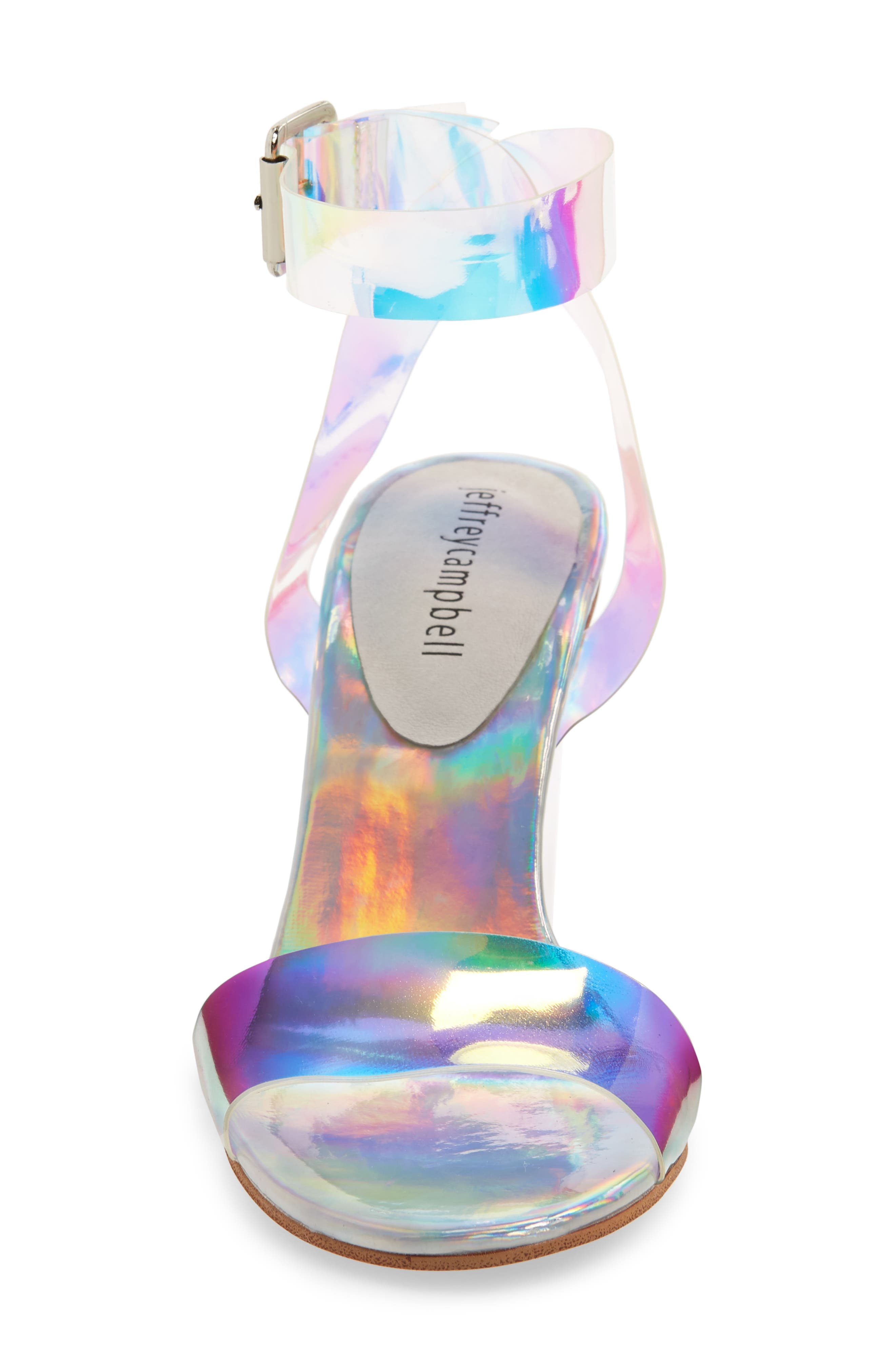 Jeffrey Campbell Clear Heel Sandal, Alternate, color, 