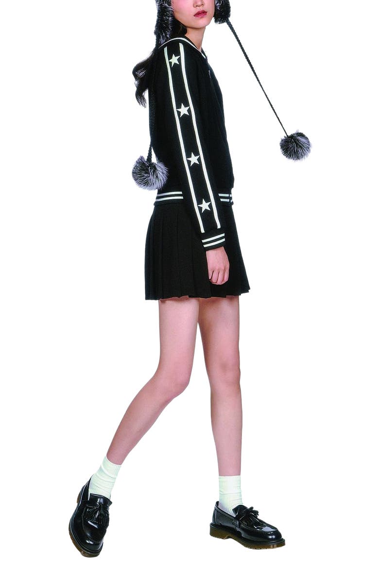 Anna Sui Sailor Sweatshirt, Alternate, color, Black