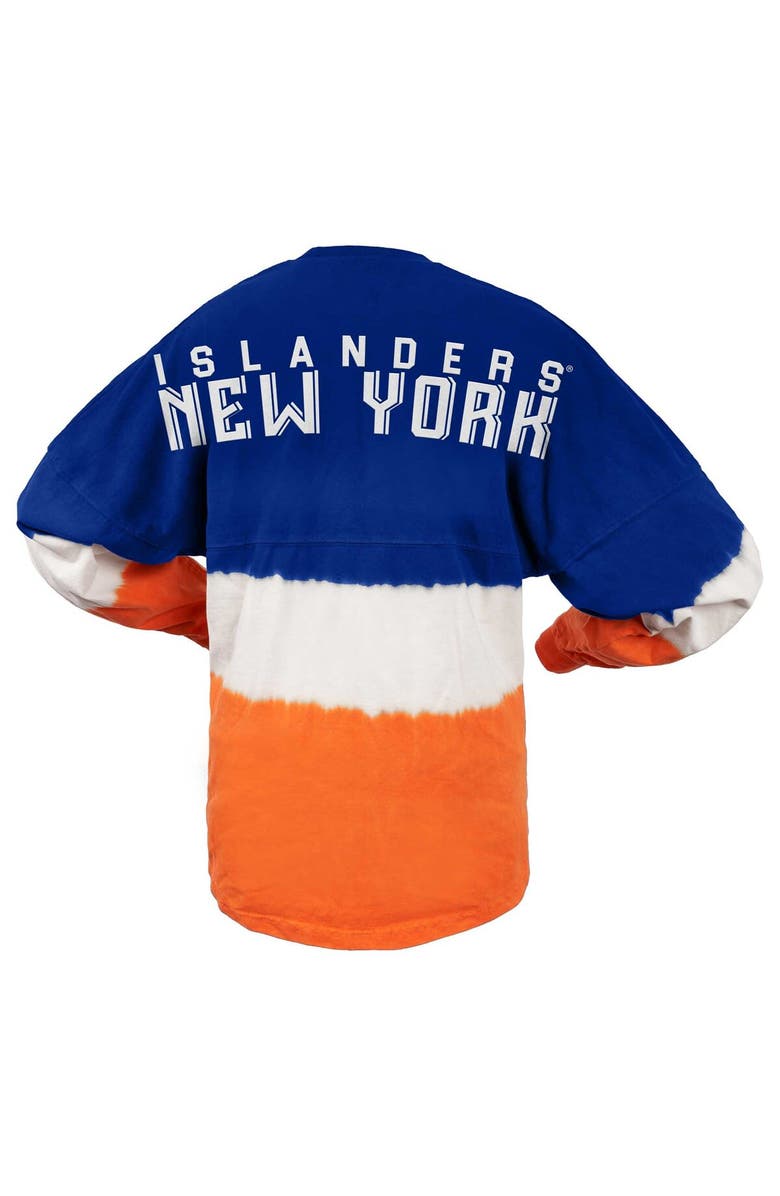 SPIRIT JERSEY Women's Fanatics Branded Royal/Orange New York Islanders Ombre Long Sleeve T-Shirt, Alternate, color, 