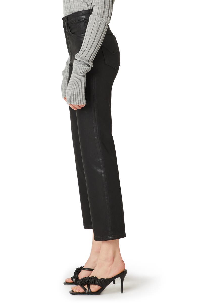 Hudson Jeans Remi Coated High Waist Crop Straight Leg Jeans, Alternate, color, 
