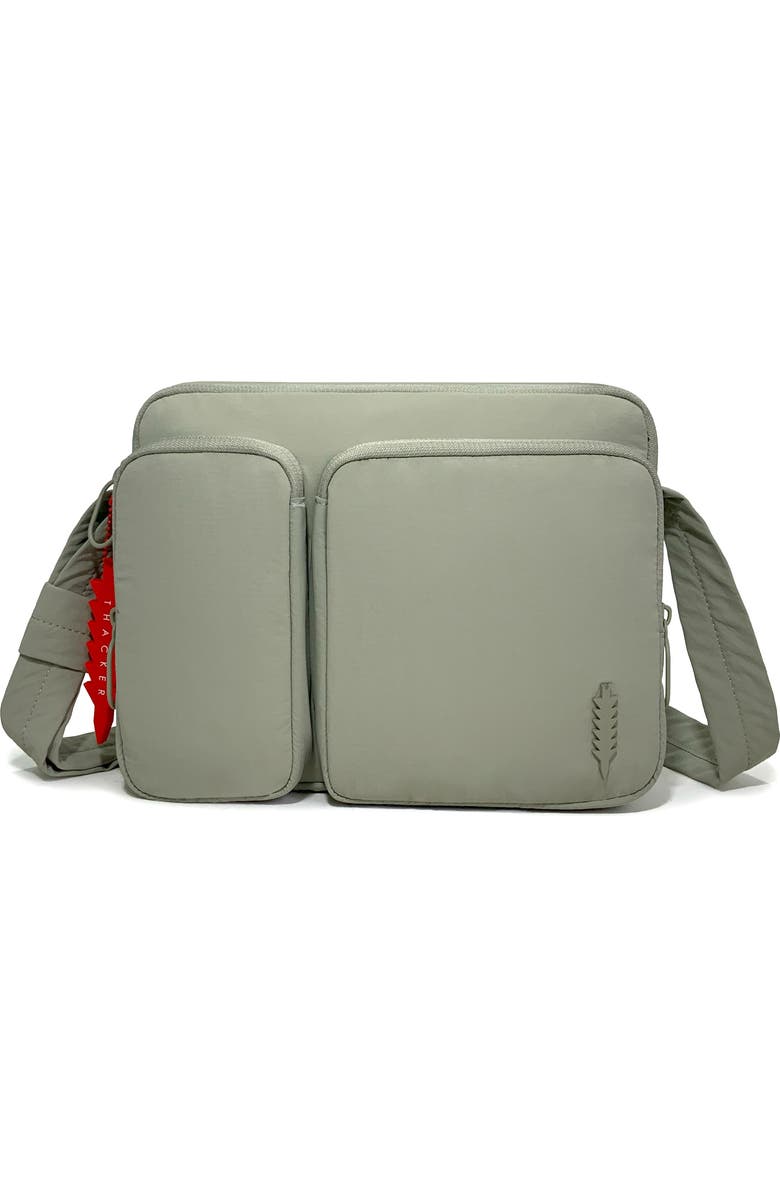 Thacker Kacy Nylon Crossbody Bag, Main, color, Light Sage
