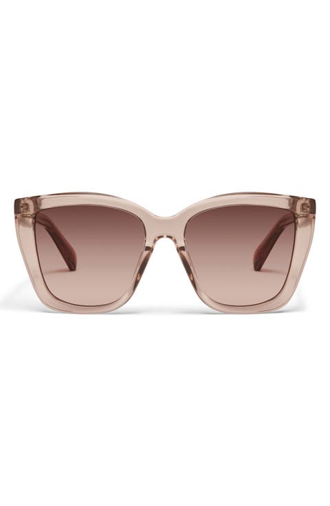 See Ya 56mm Gradient Square Sunglasses