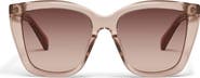 QUAY See Ya 56mm Gradient Square Sunglasses