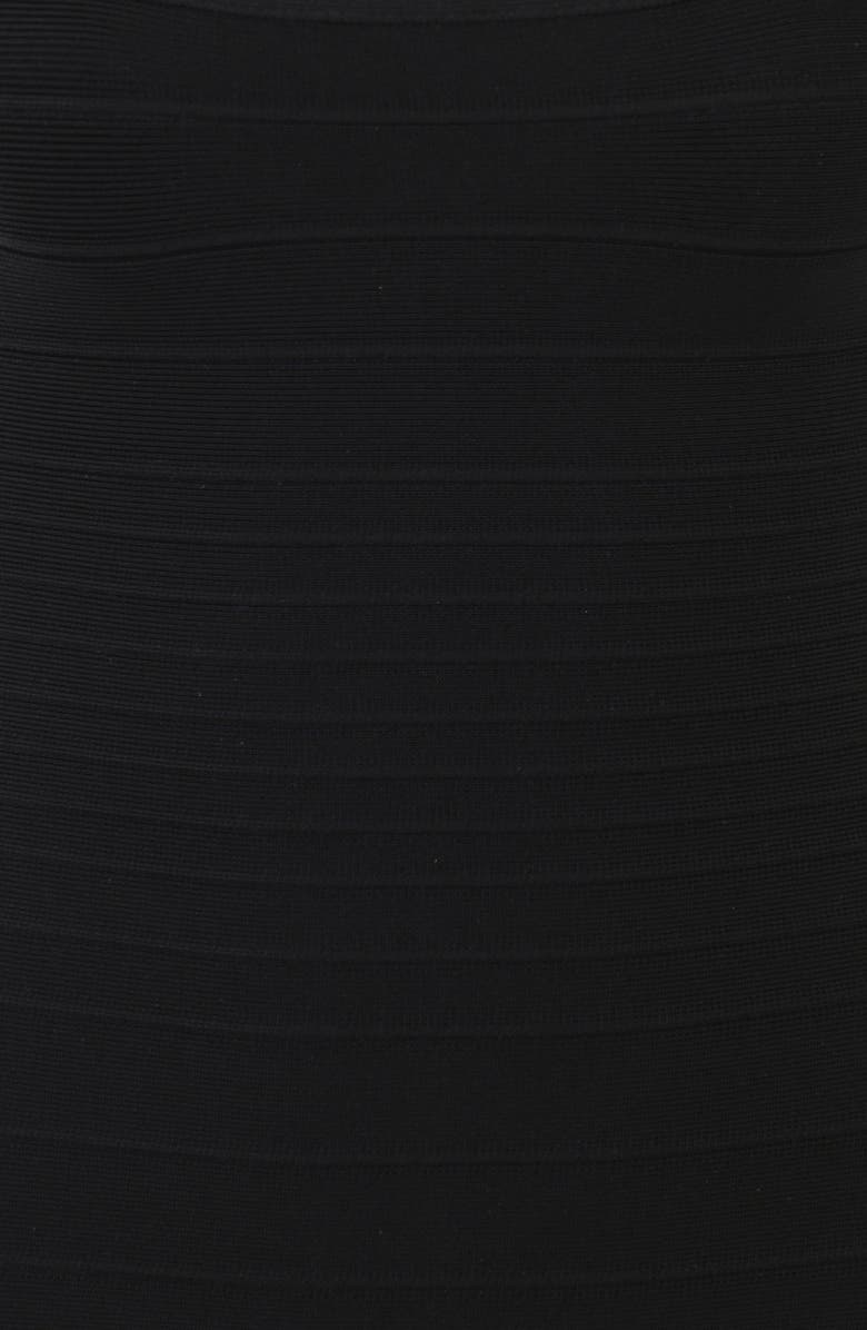 HOUSE OF CB The Silhouette Bandage Halter Top, Alternate, color, Black