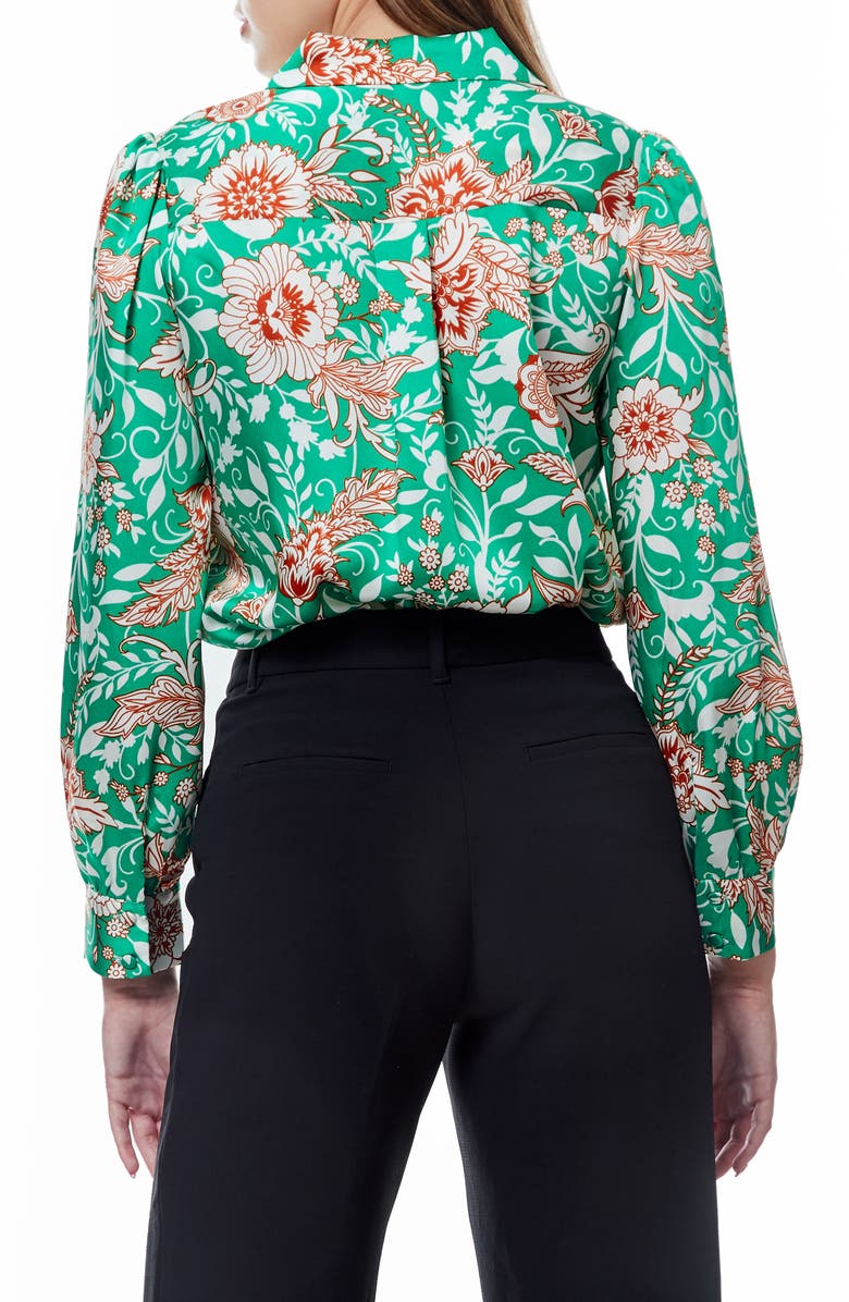 BY DESIGN Matilda Floral Long Sleeve Button-Up Shirt, Alternate, color, Fiore