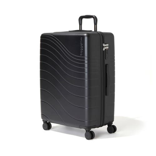 Baggallini Set Wave 26 In. 4 Wheel Hardside Luggage In Black Hardside