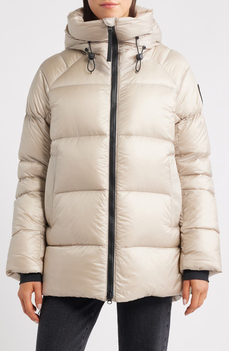 Canada Goose Cypress Water Repellent Packable 750 Fill Power Down Puffer Jacket, Main, color, Limestone