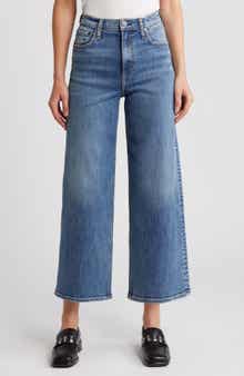 Andi High Waist Ankle Wide Leg Jeans
