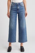 rag & bone Andi High Waist Ankle Wide Leg Jeans