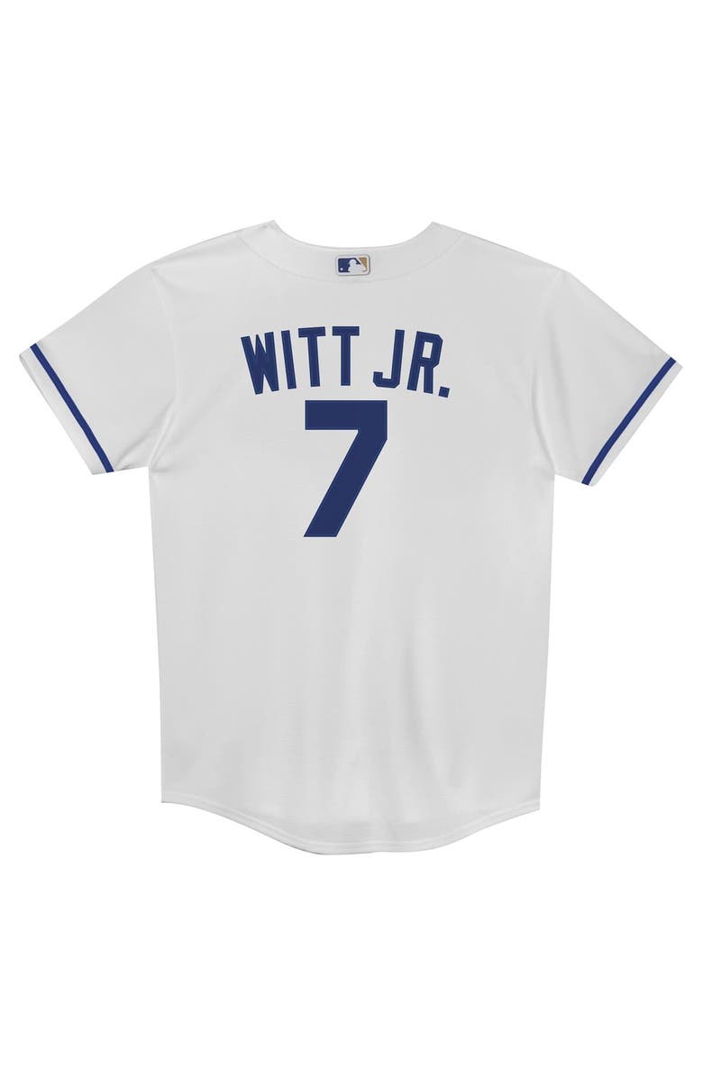 Nike Preschool Nike Bobby Witt Jr. White Kansas City Royals Home Replica Player Jersey, Alternate, color, White