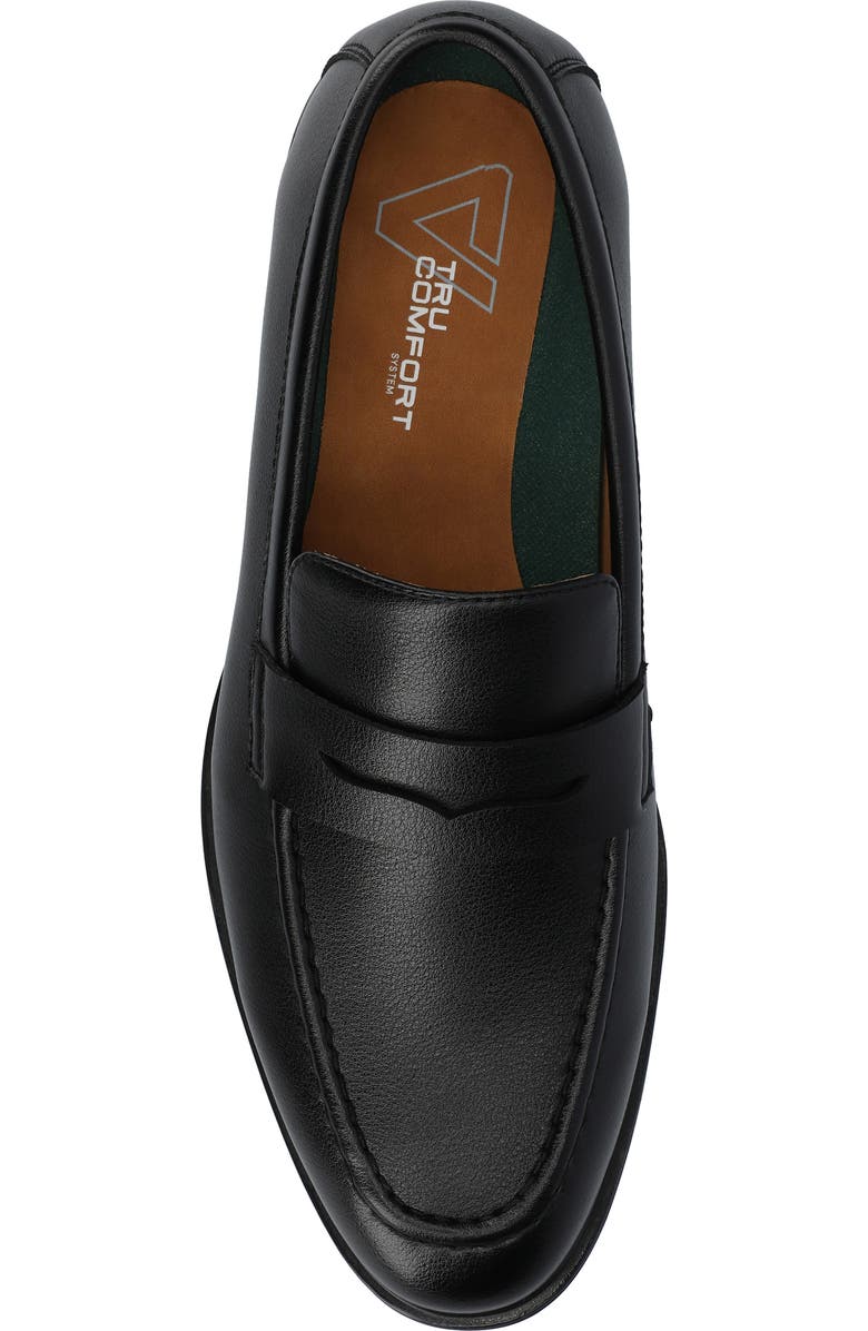 VANCE CO Phineas Penny Loafer, Alternate, color, Black