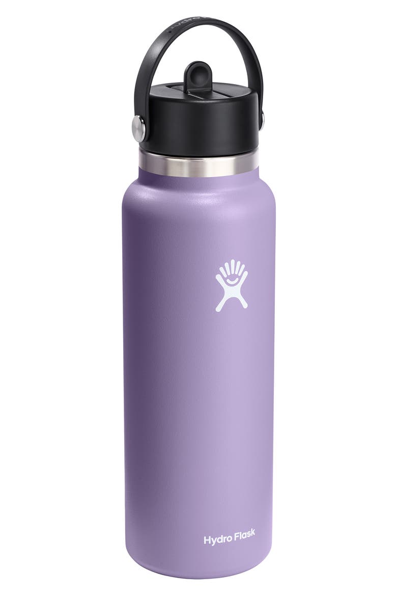 40-Ounce Wide Mouth Flex Straw Cap Bottle, Alternate, color, MOONSHADOW