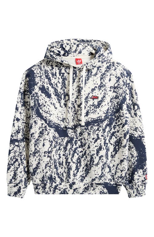 Icecream Caramel Cotton French Terry Hoodie In Multi