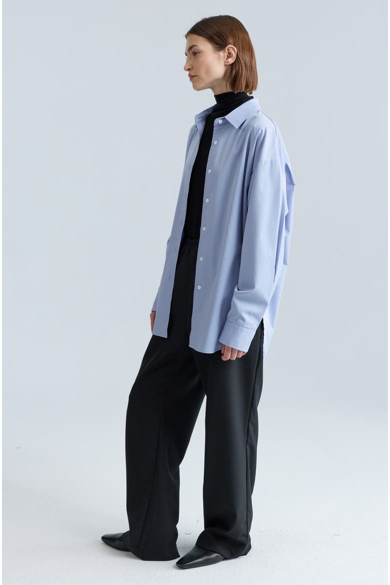 Oversized Shirt, Alternate, color, Periwinkle Blue
