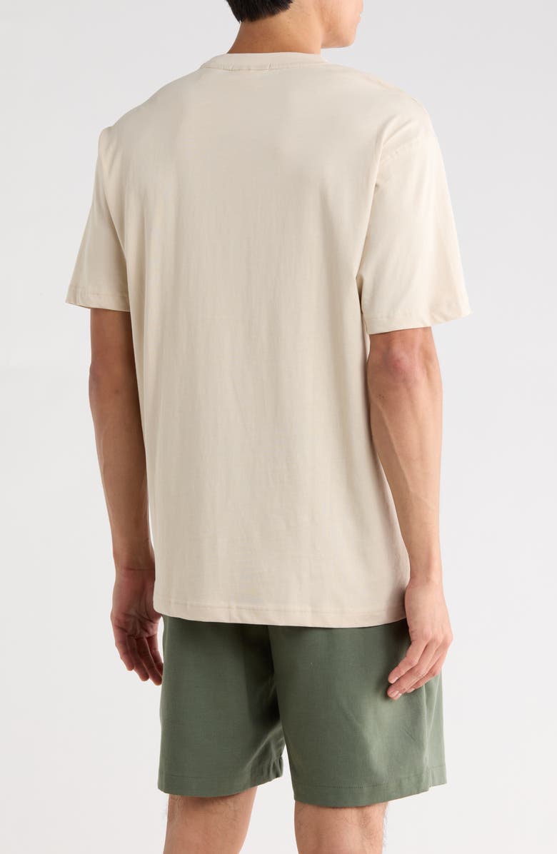 Scotch & Soda Floral Embroidered Pocket Graphic T-Shirt, Alternate, color,