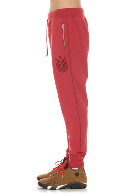 Cult Of Individuality Cotton Sweatpants In Garnet