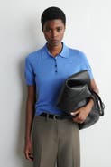 COS Shrunken Wool-Blend Polo Shirt