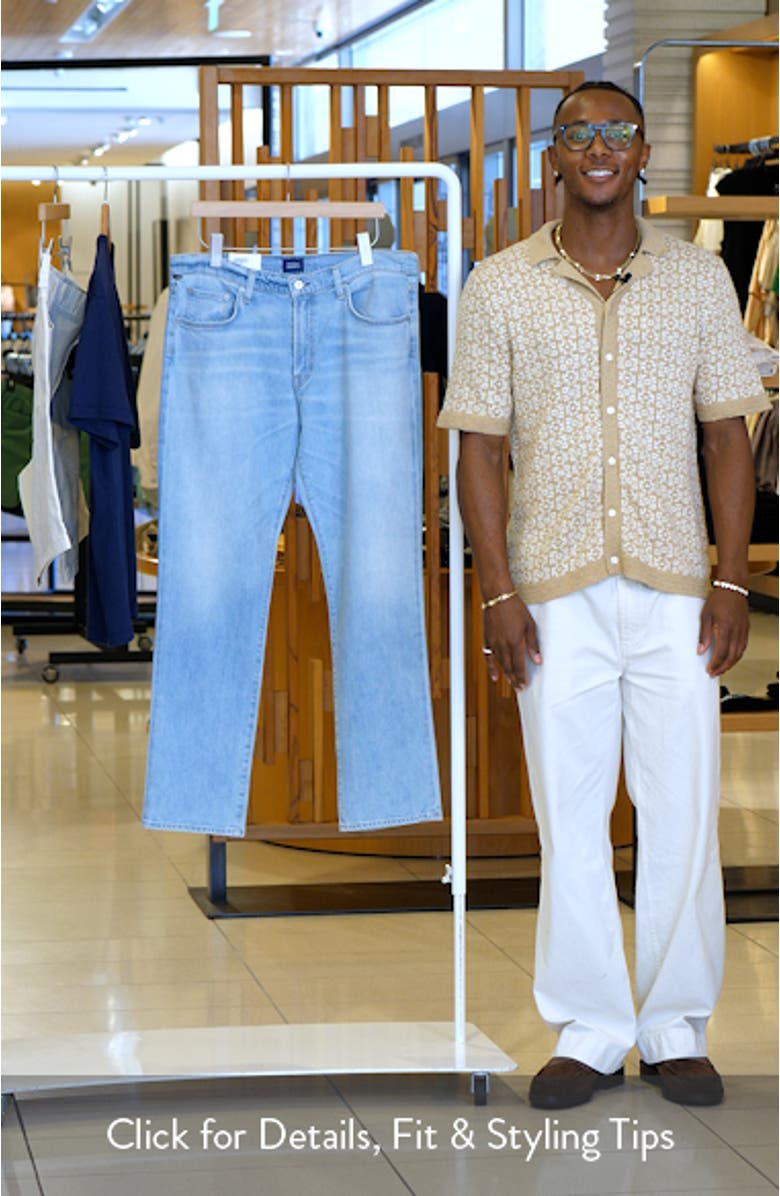 Gage Slim Straight Archive Jeans, sales video thumbnail