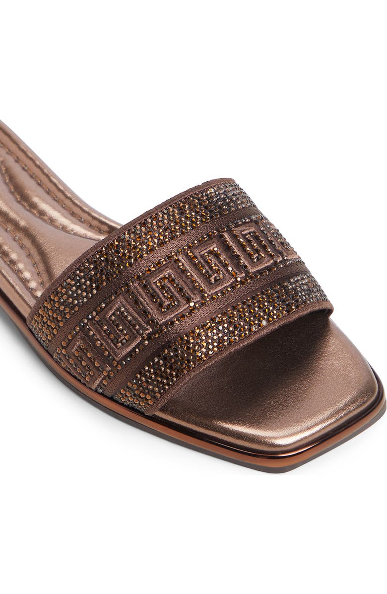 ALDO Oceania Slide Sandal, Alternate, color, Dark Brown