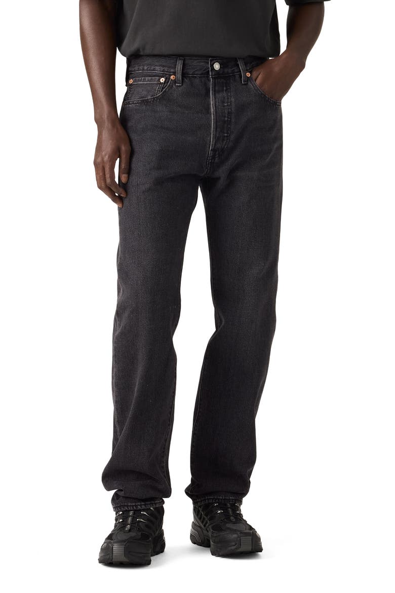 501 Original Straight Leg Jeans, Main, color, FILBERT NIGHTS
