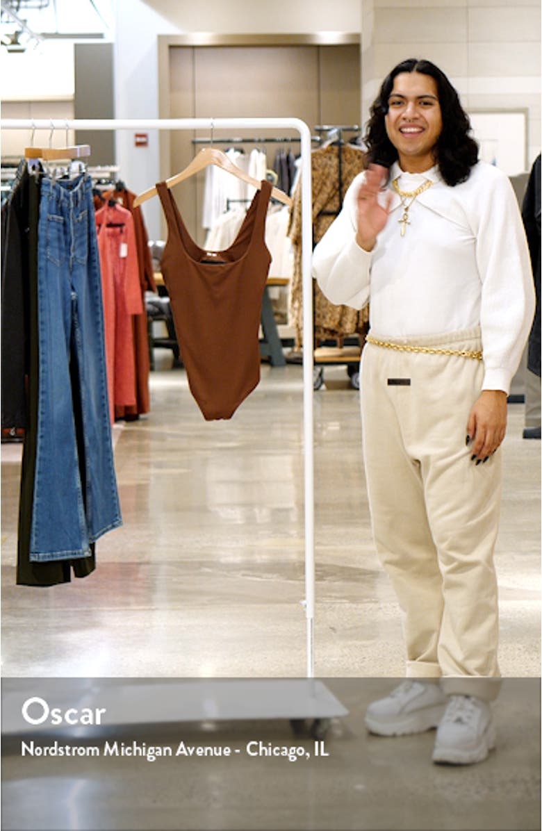 Mott Scoop Neck Thong Bodysuit, sales video thumbnail