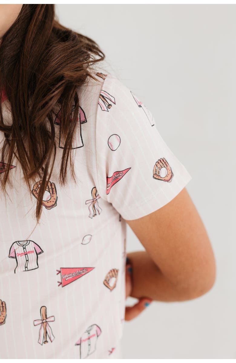 In My Jammers Baseball Two-Piece Set, Alternate, color, Light Pink