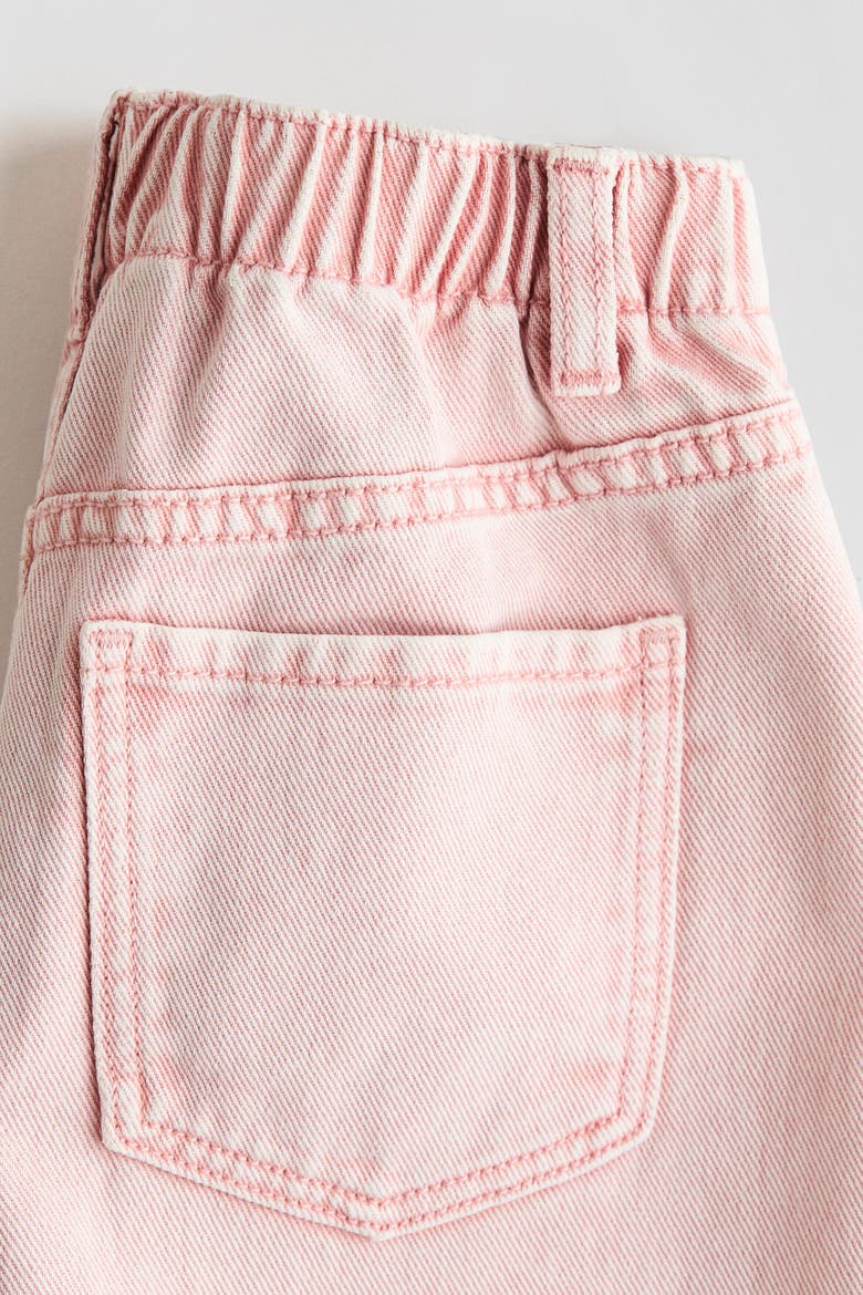 Denim Skirt, Alternate, color, Light pink